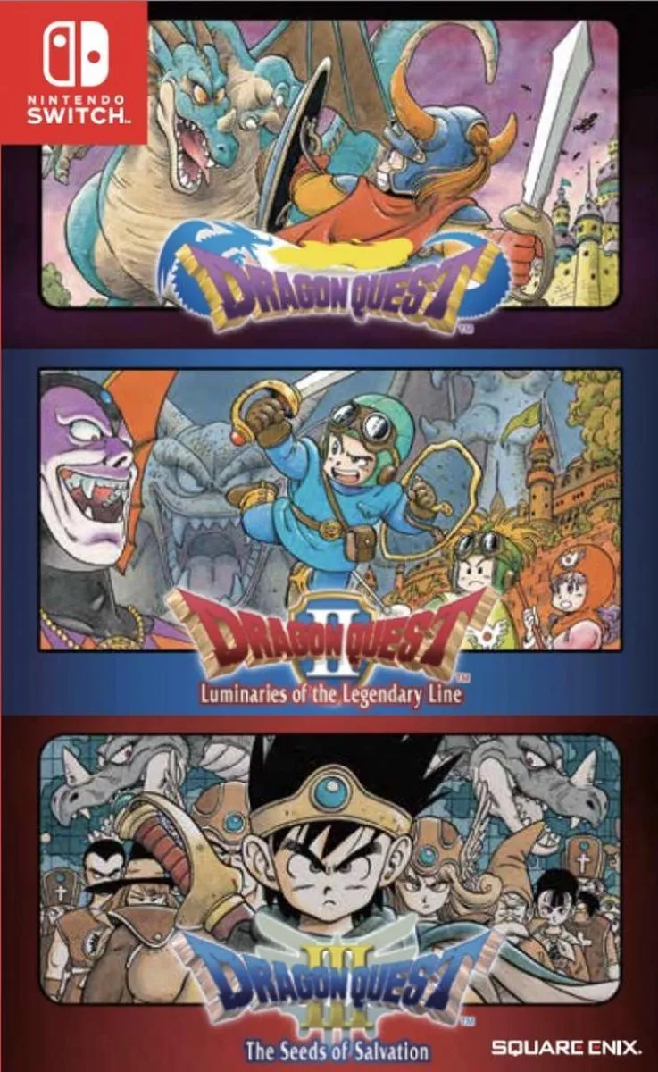 Dragon Quest 1, 2, 3