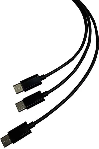 Dual Play & Charge Kabel Geschikt Voor Controllers - USB-C, Zwart