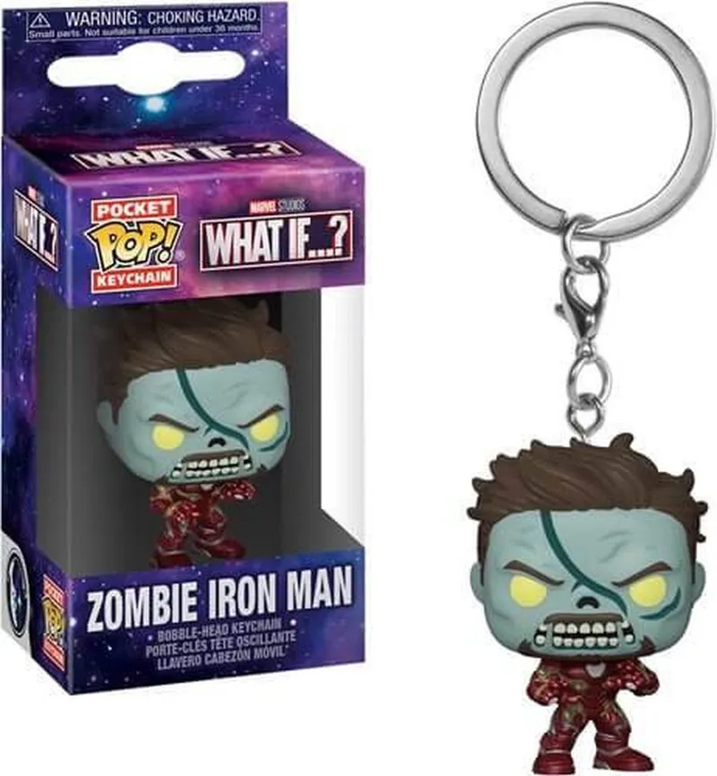 MARVEL WHAT IF - Pocket Pop Keychains - Zombie Iron Man