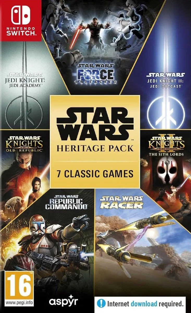 Star Wars Heritage (7 jeux intégrés)