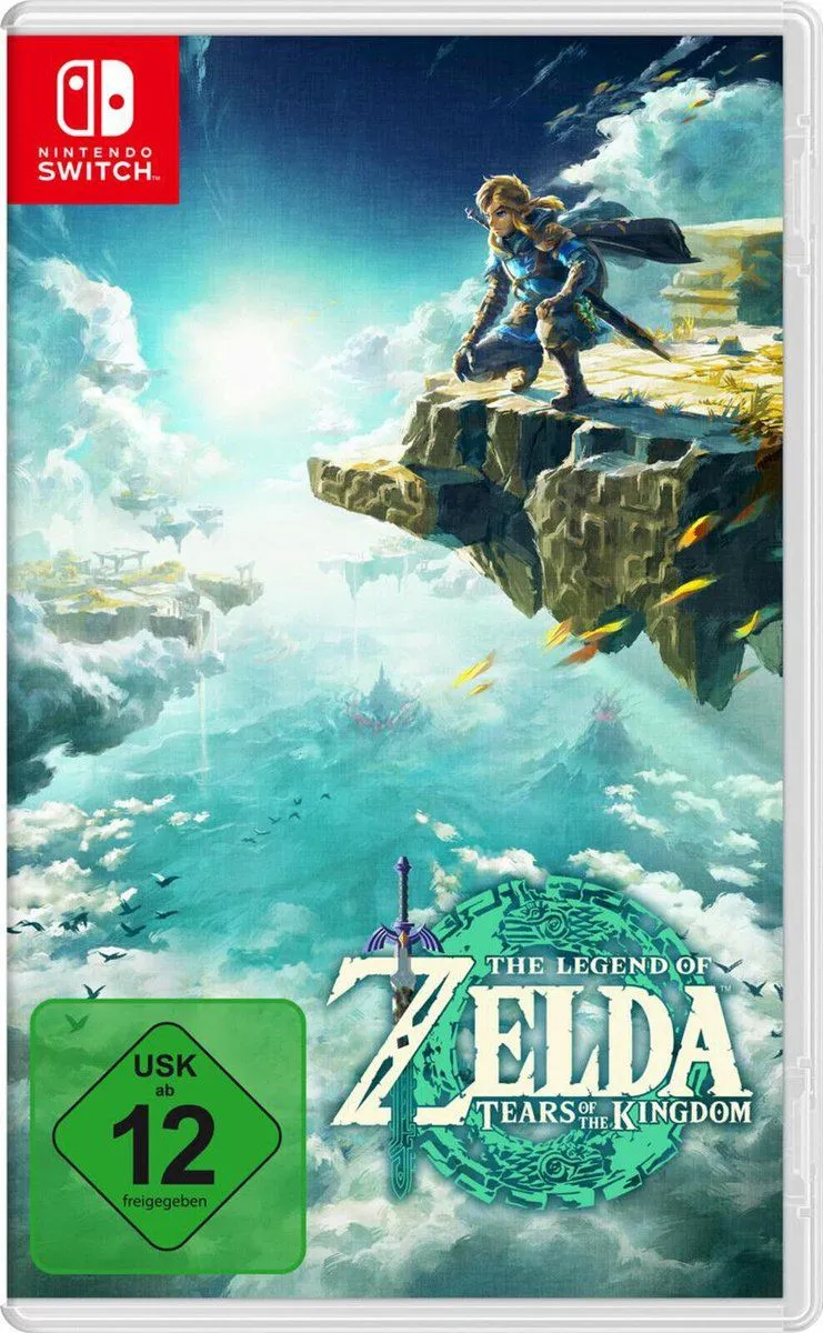 Nintendo The Legend of Zelda: Tears of the Kingdom Standaard Vereenvoudigd Chinees, Traditioneel Chinees, Deens, Duits, Engels, Spaans, Frans, Italiaans, Japans, Koreaans, Russisch