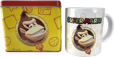 Nintendo: Super Mario Bros - Donkey Kong Mug + Money Box Set MERCHANDISE