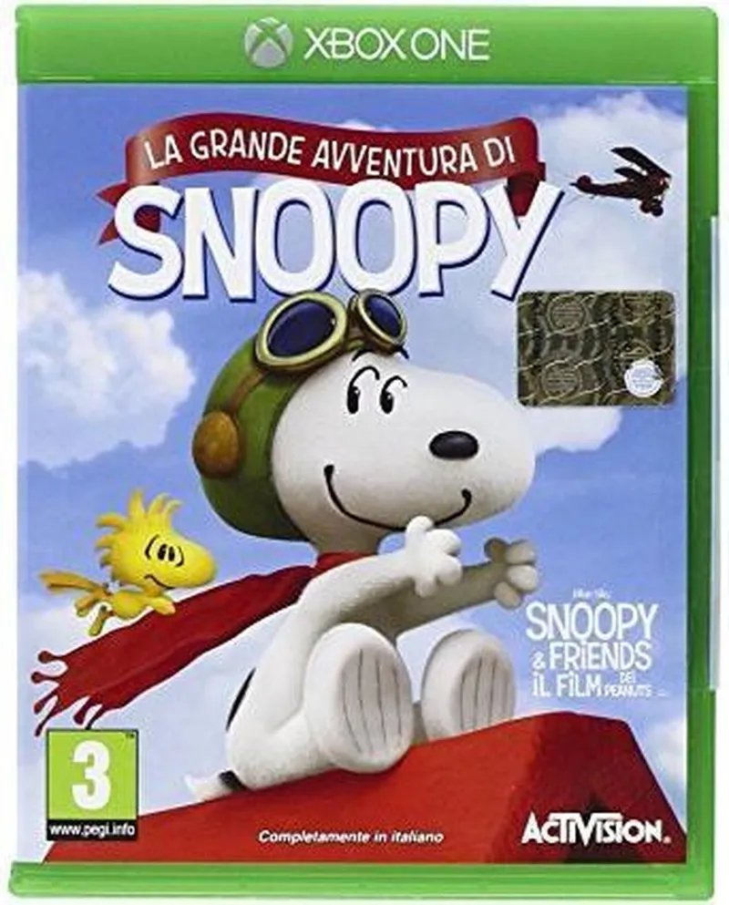 Snoopy's Grand Adventure ( ) - Italiaanse hoes - Spel in het Engels