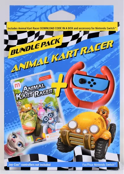 Animal Kart Racer Bundle Pack includes Wheel Code In Box EN FR DE NL ES PL