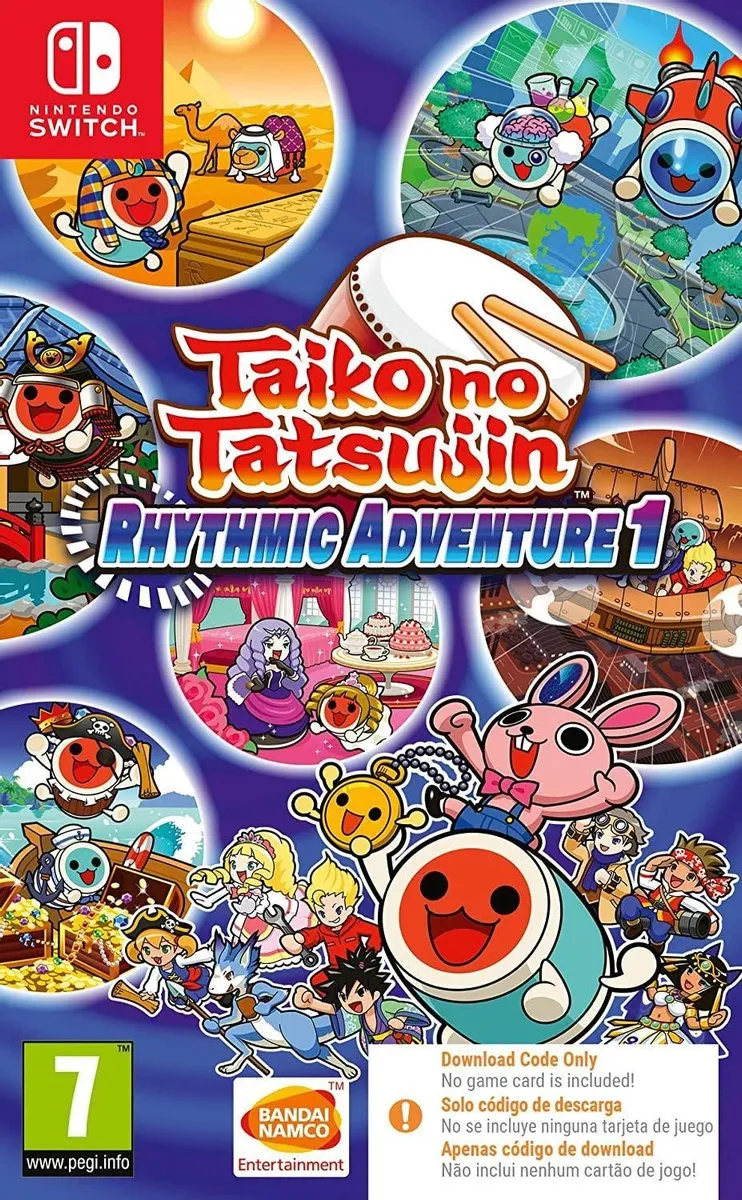 Taiko No Tatsujin Rhythmic Adventure 1 (Code in a Box