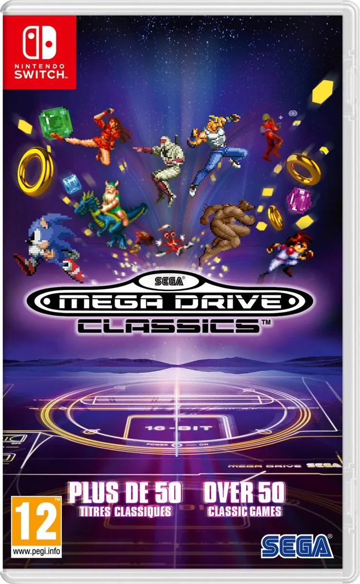 SEGA Mega drive Classics (Code-in-a-box) - versie