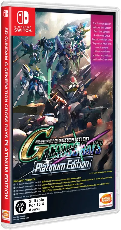 SD Gundam G Generation Cross Rays Platinum Edition