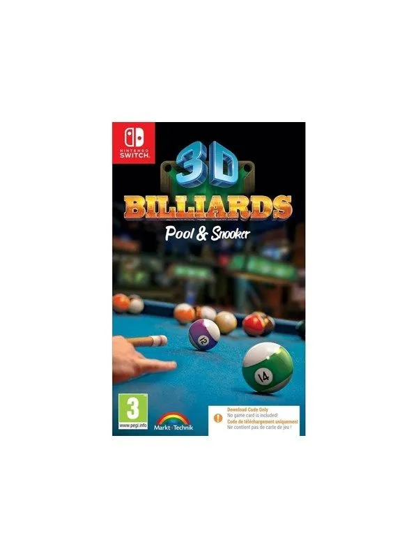3D Billiards - Pool & Snooker (Code in a Box) - - Sport