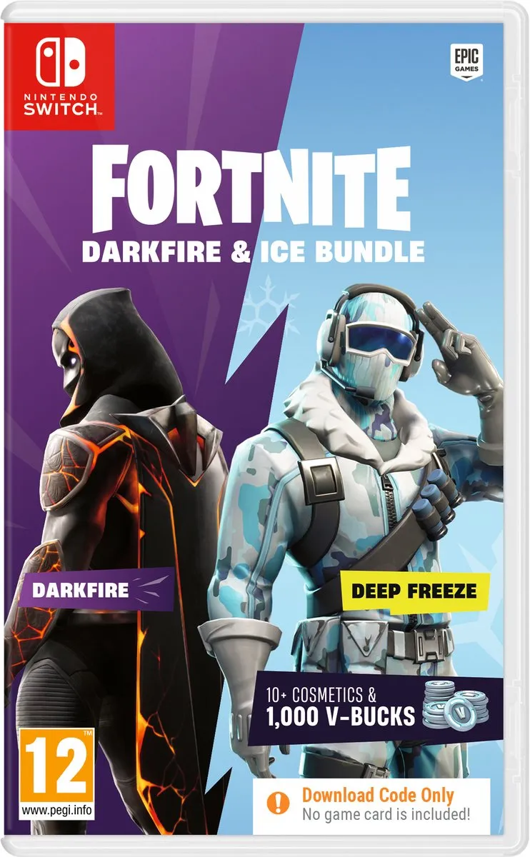 Fortnite Darkfire & Ice Bundle - (Code in a Box