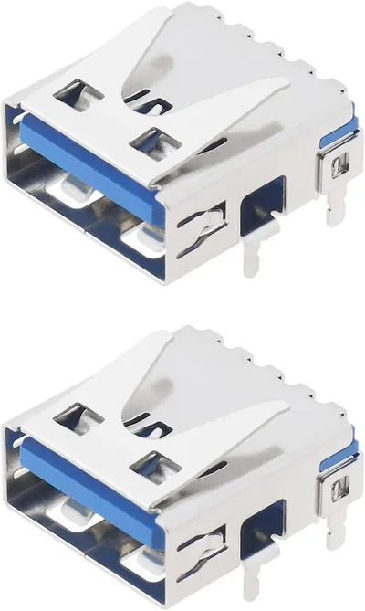 2 Stuks USB Poort Connector Vervanging voor Game Console - Opladen en Elektrische Accessoires van Hoogwaardige Kwaliteit