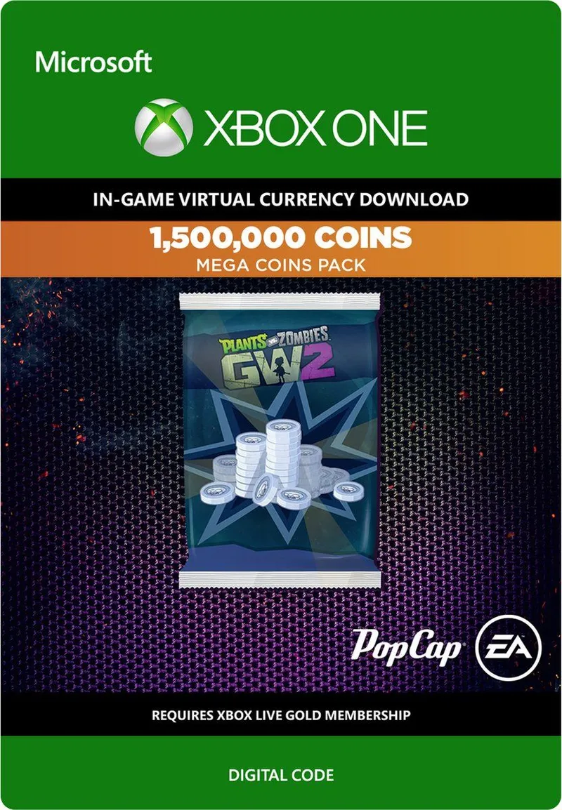 Microsoft Plants vs. Zombies Garden Warfare 2: 1500000 Mega Coins Pack
