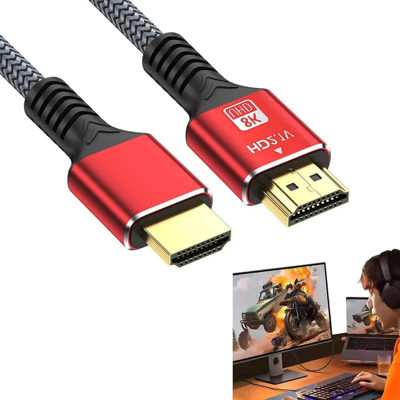 Ultra High Speed HDMI 2.1 Kabel 5 m - 8K@60Hz, 48 Gbit/s, HDR10+, Geschikt voor , Xbox, en TV Monitor Projector