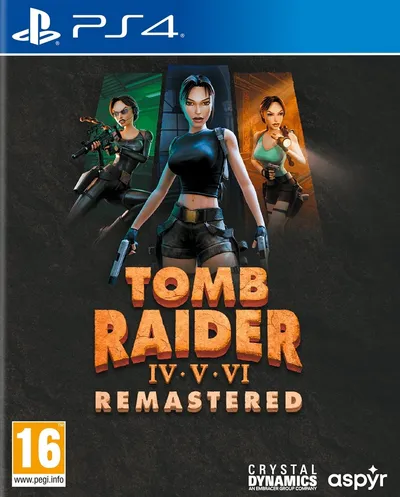 Playstation Games Tomb Raider Iv Vi Remastered Starring Lara Croft Transparant