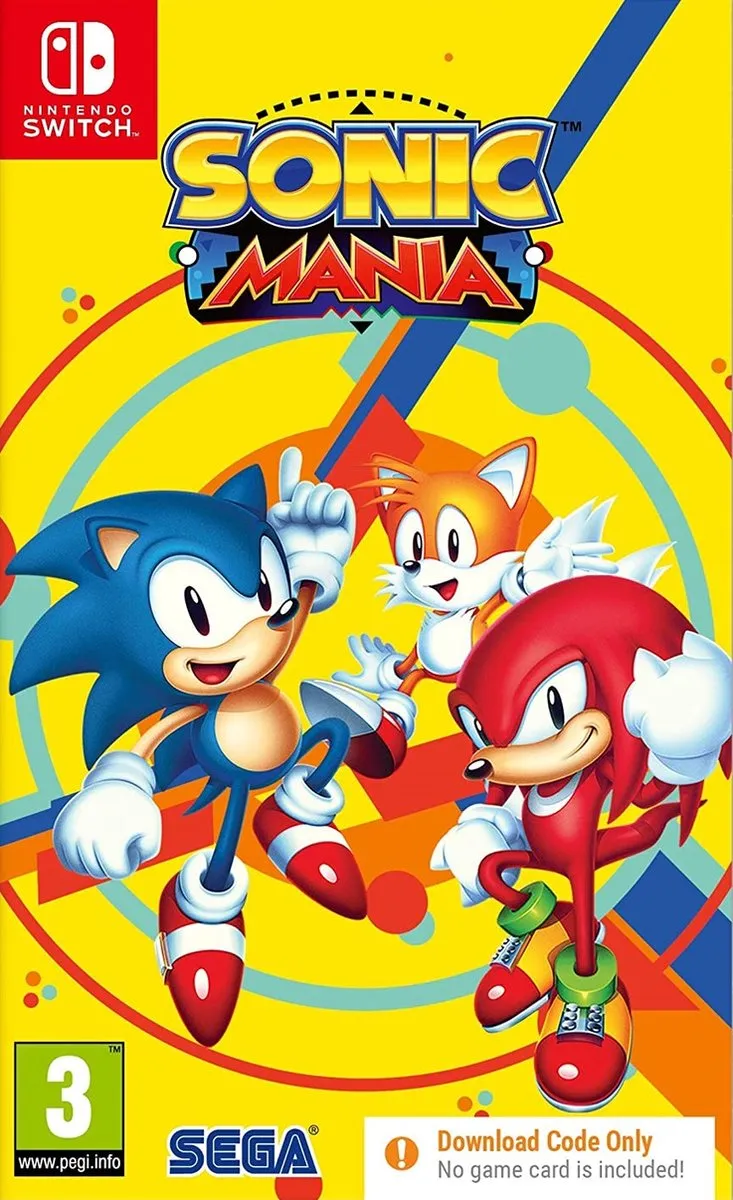 Sonic Mania – (Code-in-a-box