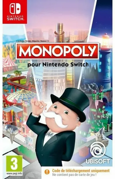 Video game for Ubisoft MONOPOLY Download code