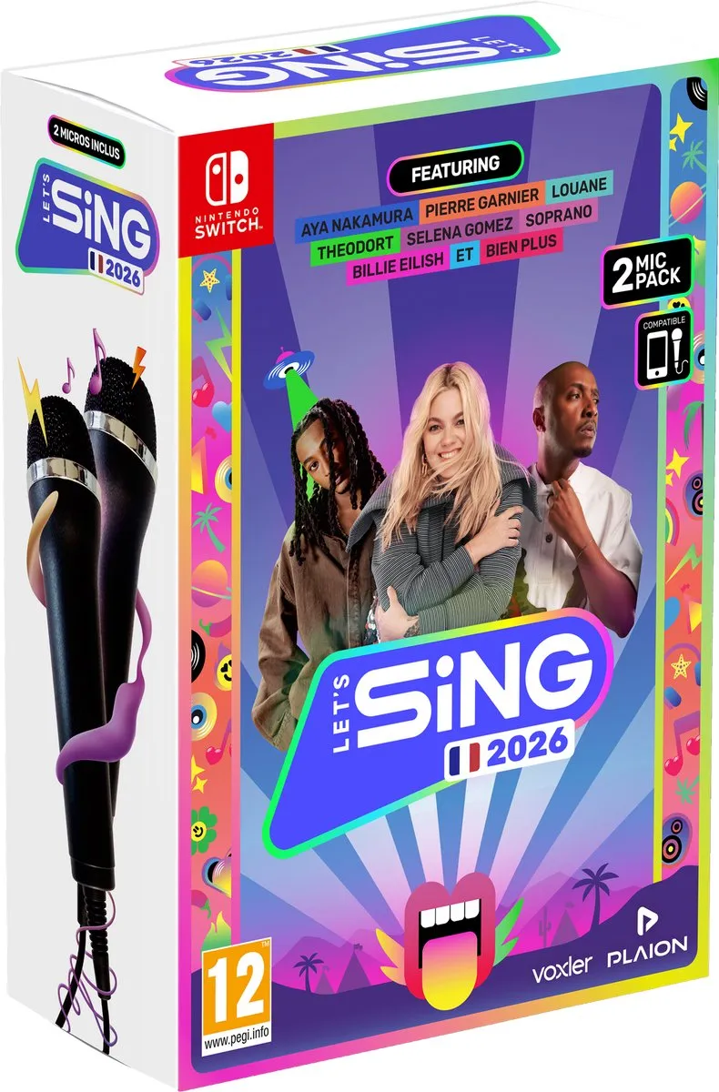 Let's Sing 2026 + 2 Microphones Version Française