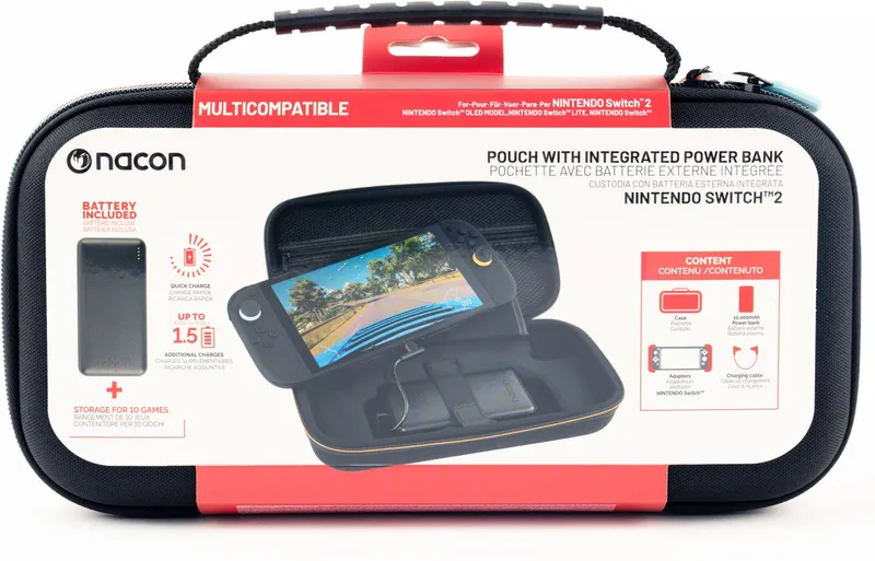 Nacon Charging Pouch with Battery (Black