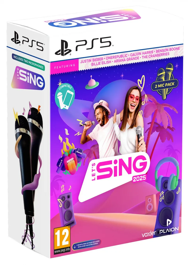Let's Sing 2025 + 2 Microphones