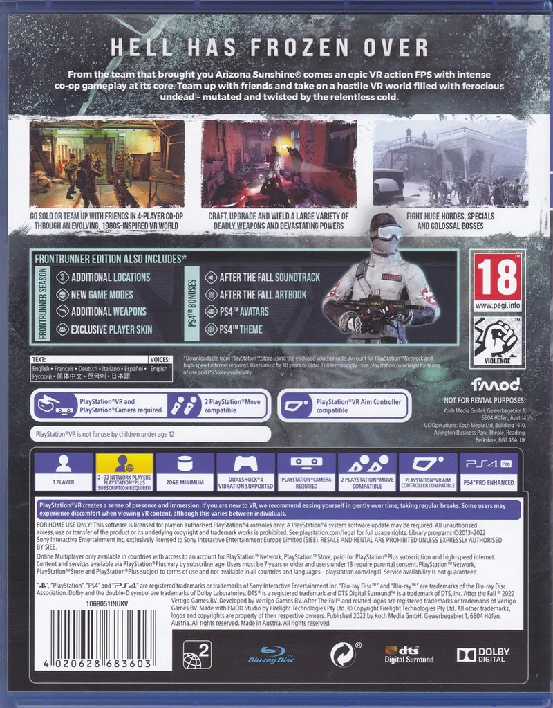 After The Fall - Frontrunner Edition (PSVR/