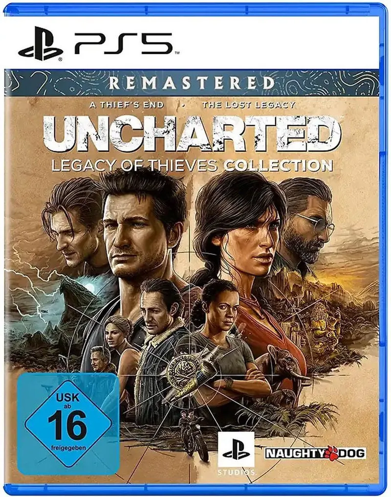 Sony Uncharted: Legacy of Thieves Collection, , T (Tiener), Fysieke media