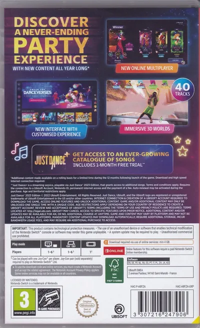 Just Dance: 2023 Edition (Code in Box