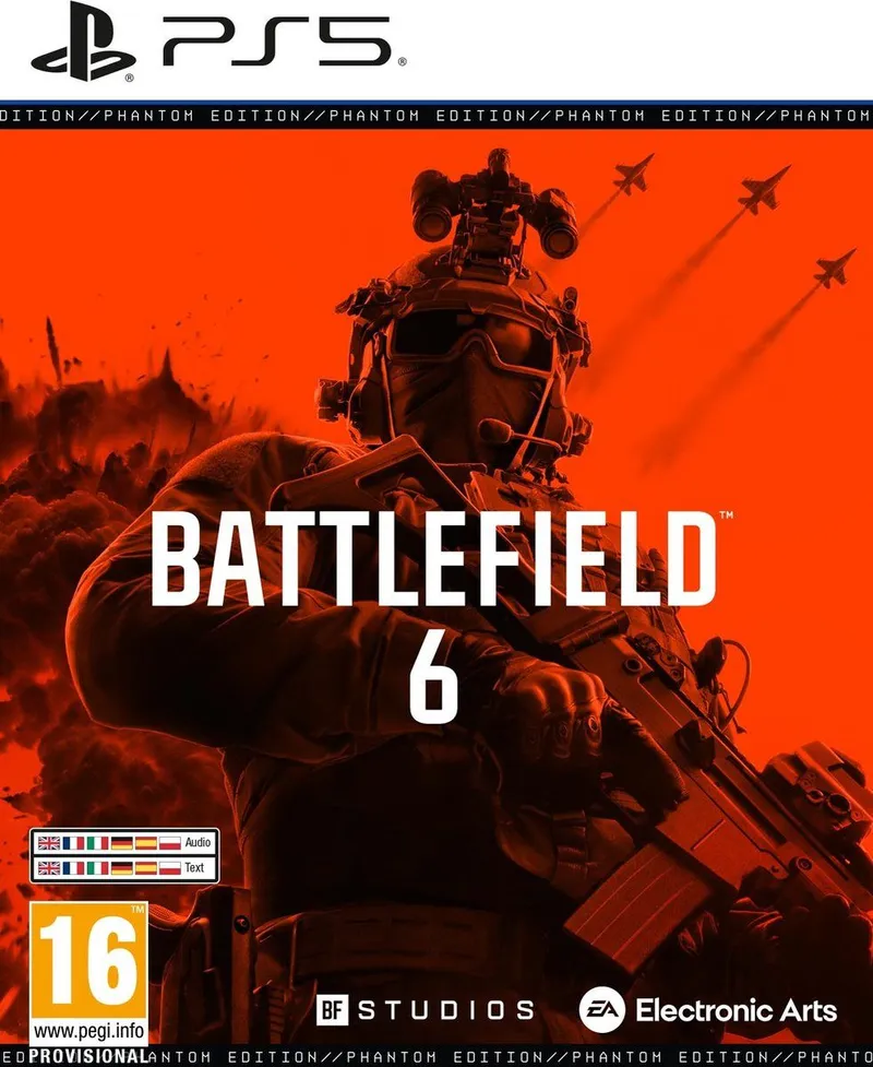 Solidchoice- Videospel Battlefield 6 Phantom Edition - Downloadbare game - Battlefield Pro-token - Battle Pass - Exclusieve beloningen - Ultieme oorlogservaring