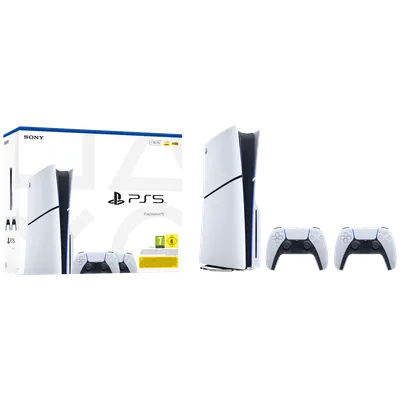 Disc Edition + 2 Dualsense Wireless Controllers (SLIM VERSION