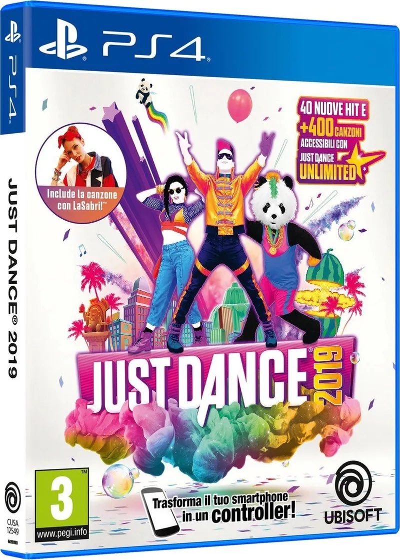 Sony Just Dance 2019, Standaard Italiaans