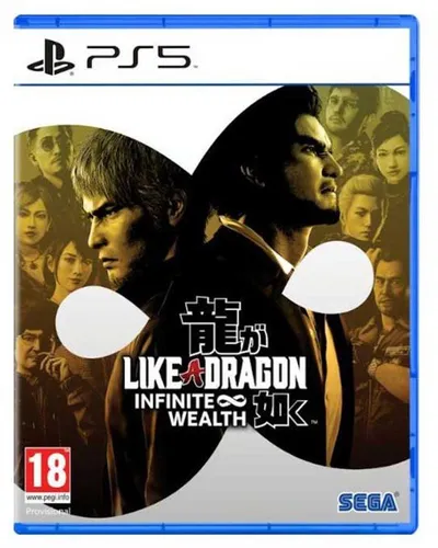 Playstation Games Like A Dragon Infinite Wealth Goud PAL