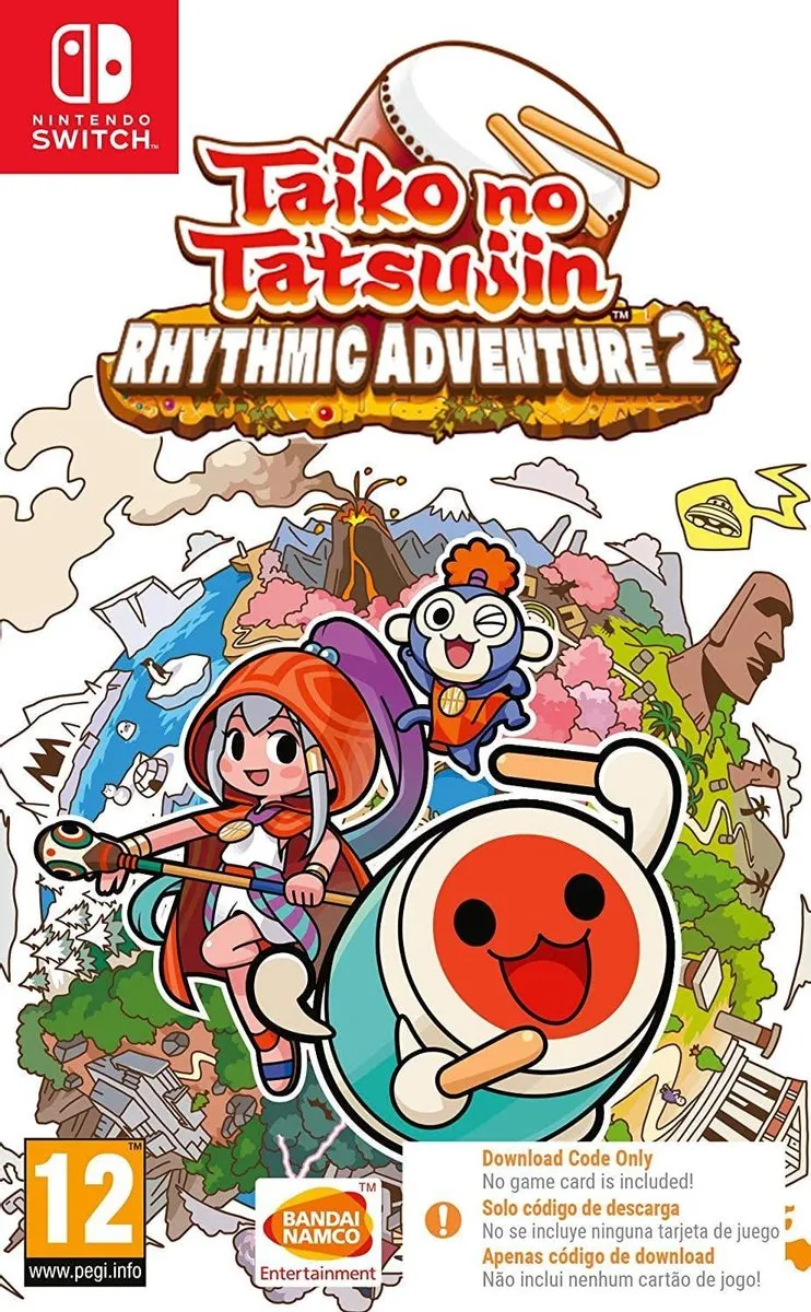 Taiko No Tatsujin Rhythmic Adventure 2 (Code in a Box
