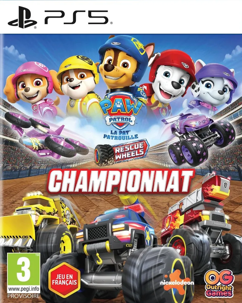 BANDAI NAMCO Entertainment PAW Patrol Rescue Wheels: Championship Standaard Frans