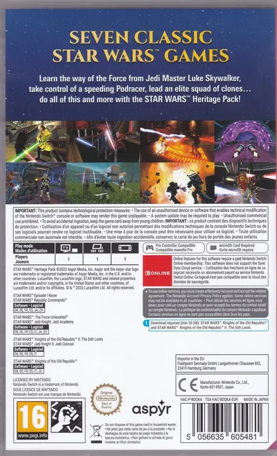 Star Wars Heritage Pack - 7 Classic Games