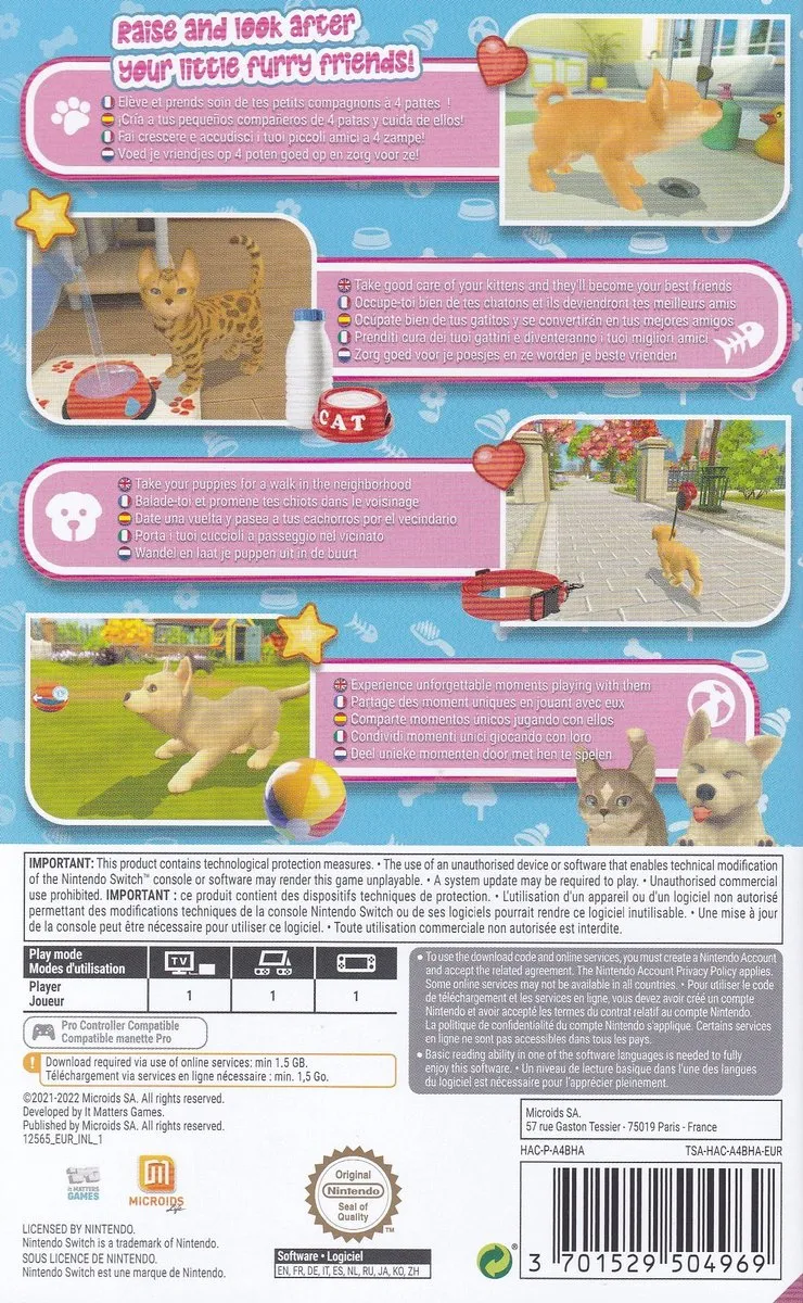 My Universe Puppies and Kittens Code In Box - EN FR ES IT NL