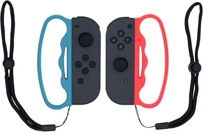 Boksen Grip met Handriemen voor NS Joy-Con - Ideaal voor Fitness en Boksspel in Blauw en Rood