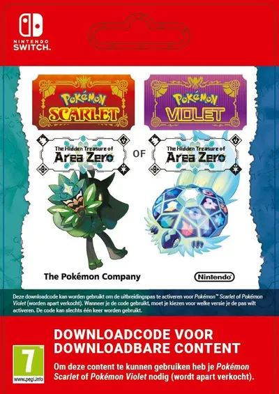AOC Pokemon Scarlet/Violet Expansion Pass Hidden Treasure of Area Zero DLC (extra content