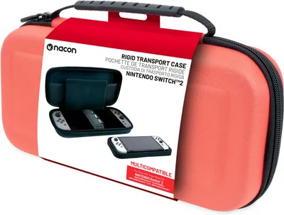 Nacon Rigid Transport Case (Pastel Red