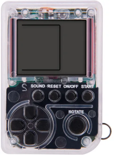 TechKidz, Mini videospel 26in1 met ketting, Transparant