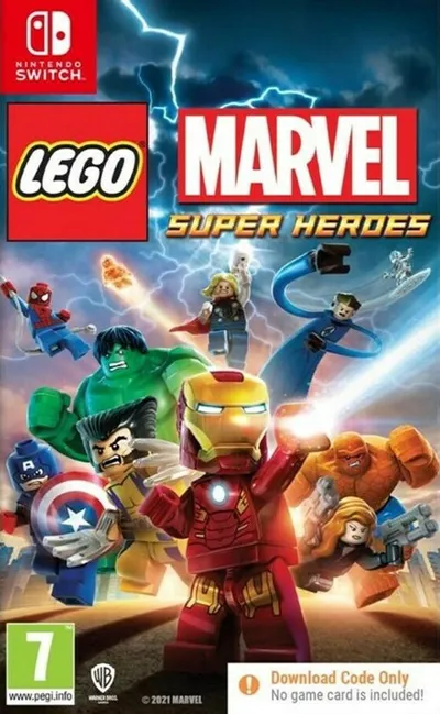 Nintendo Games Lego Marvel Super Heroes Code In Box Veelkleurig PAL