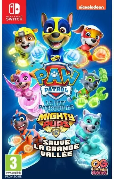 Video game for Bandai Paw Patrol: Super Patrol saves the Great Valley