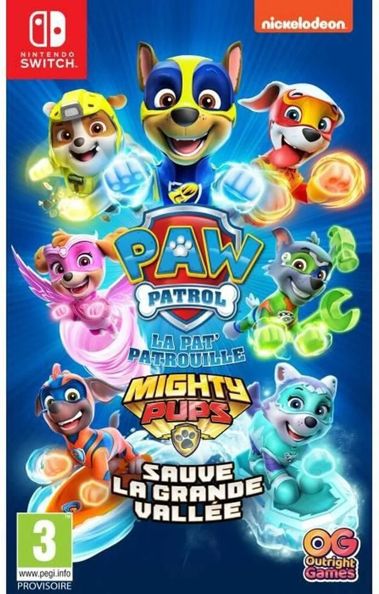 Video game for Bandai Paw Patrol: Super Patrol saves the Great Valley