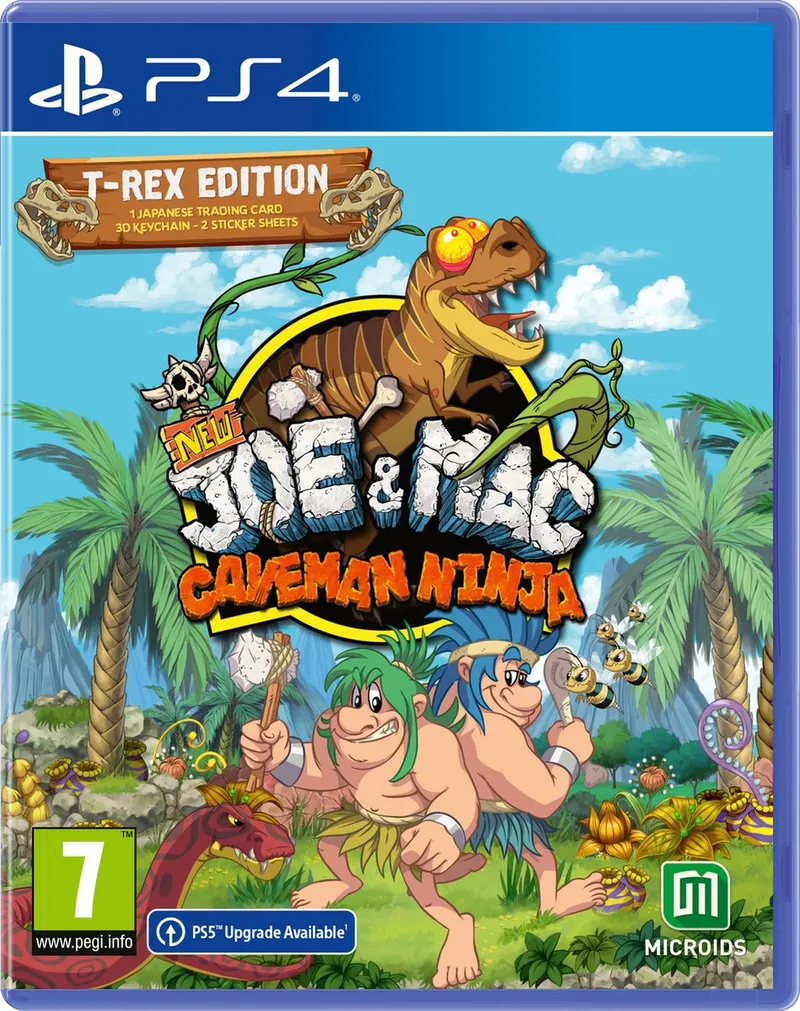 New Joe & Mac: Caveman Ninja: T-Rex Edition
