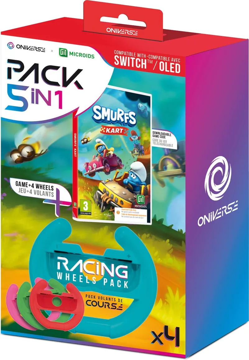 ONIVERSE Racesturen pakket + Smurfs Kart - (Code in the Box