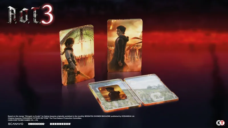 A.O.T. 3 (Attack on Titan 3) Steelbook Launch Edition
