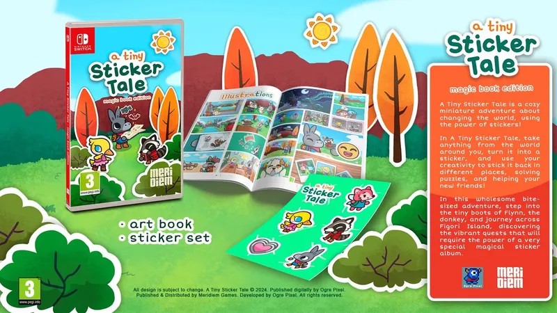 A Tiny Sticker Tale-Magic Book Edition ( ) Nieuw