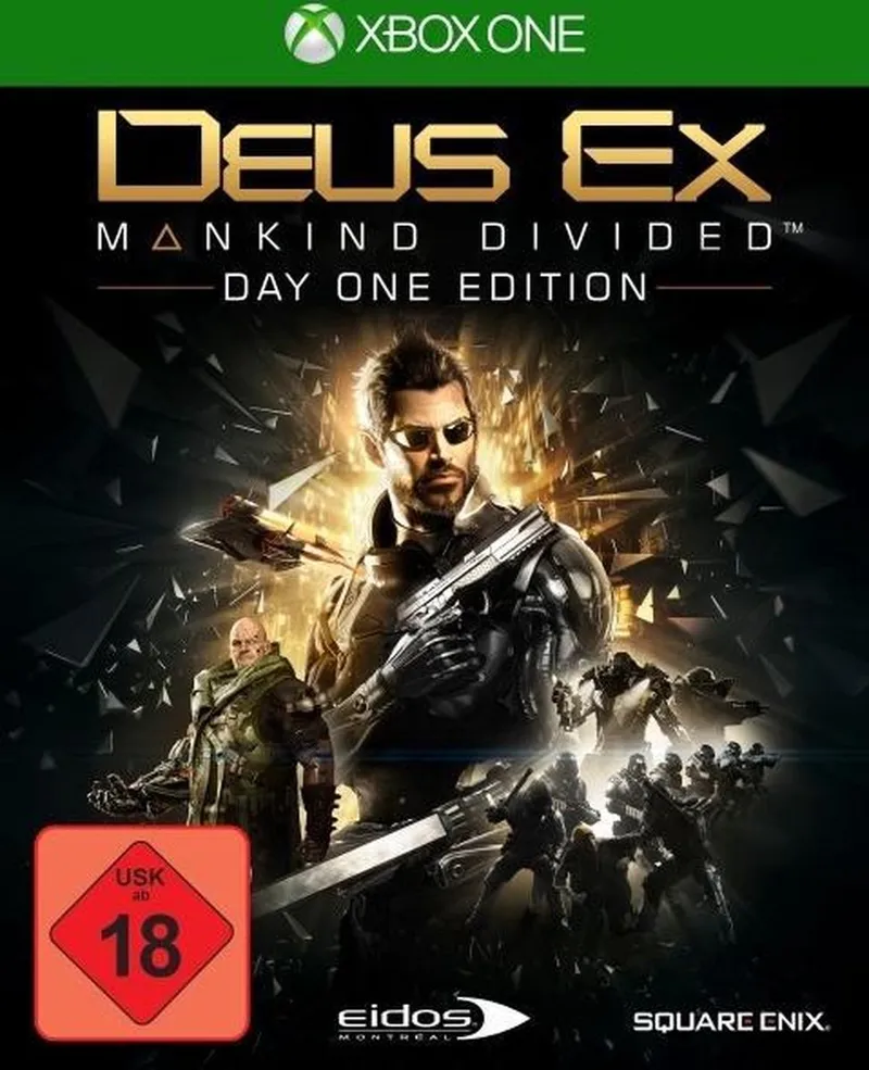 Square Enix Deus Ex : Mankind Divided - Edition Day One Dag één Duits, Engels, Spaans, Frans