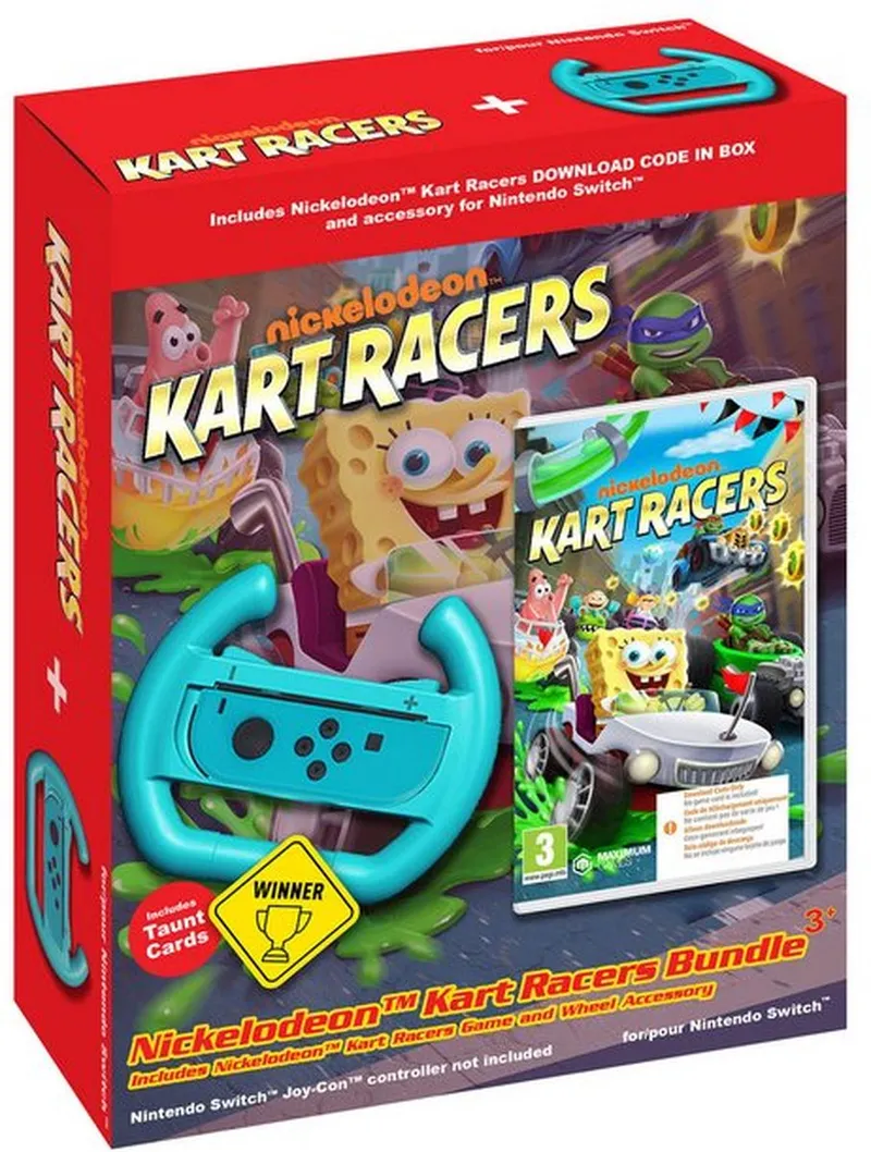 NICKELODEON KART RACERS BUNDLE VOOR - INCLUSIEF ACCESSORIES