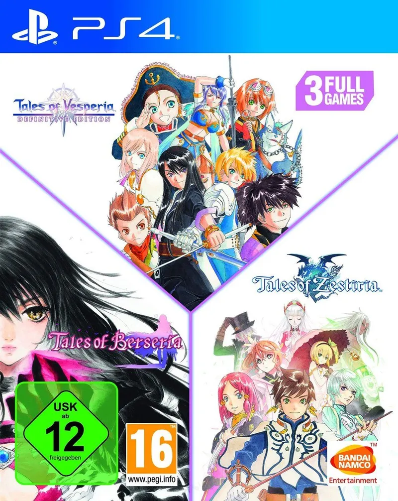 Solidchoice - Tales of Vesperia, Berseria en Zestiria Spellenbundel