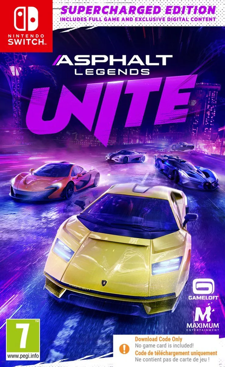 Asphalt Legends UNITE: Supercharged Edition - (Code in a Box)