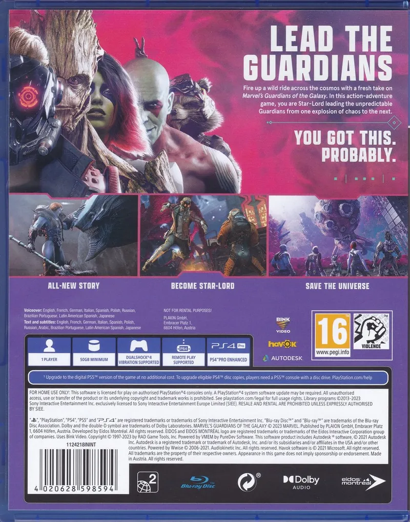 Marvel Guardians Of The Galaxy