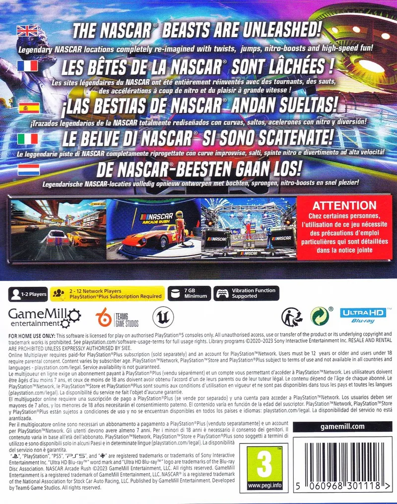 NASCAR Arcade Rush - EN FR ES IT NL